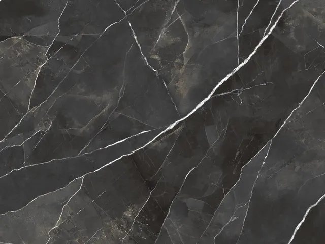 Laminam Diamond Calacatta Black Lucidato Starlit